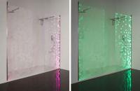 Puertas de ducha que cambian de color de Antonio Lupi