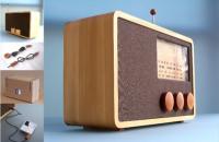Radios de madera de Magno